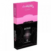 Презервативы "Domino Extase", текстурированные, комбинированные, 6 шт.